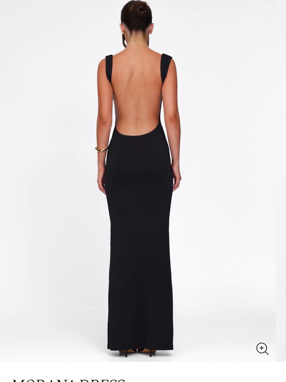 Tiger Mist Black Backless Cowl Neck Maxi Dress - Picture 2 of 2